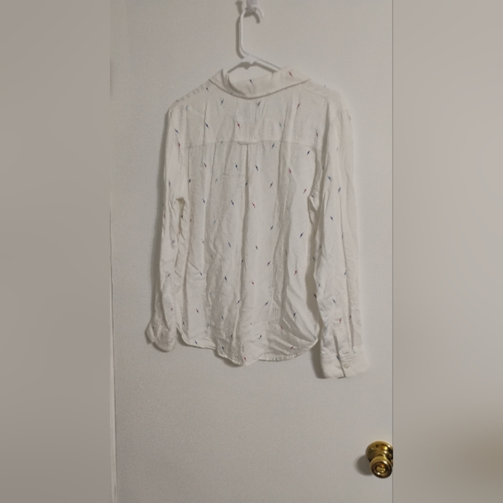 Rails Women's Rosci Lightning Print Button Down Shirt Sz S - Picture 5 of 5